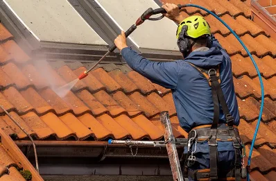 Démoussage et hydrofuge de toiture à Roquebrune